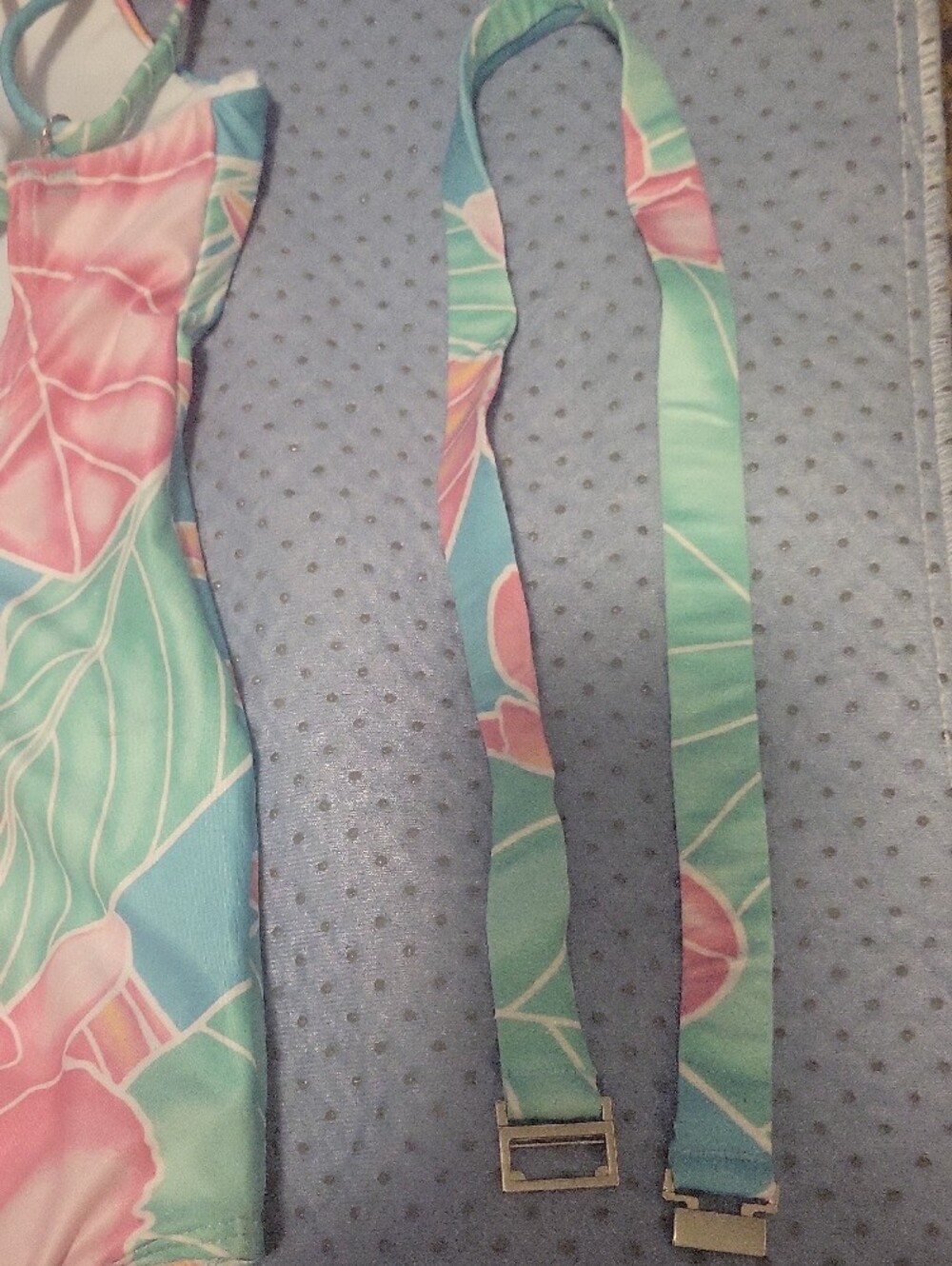 Kenny Flowers Floral One-Piece Swimsuit in Mint, Pink & Yellow - Picture 4 of 8